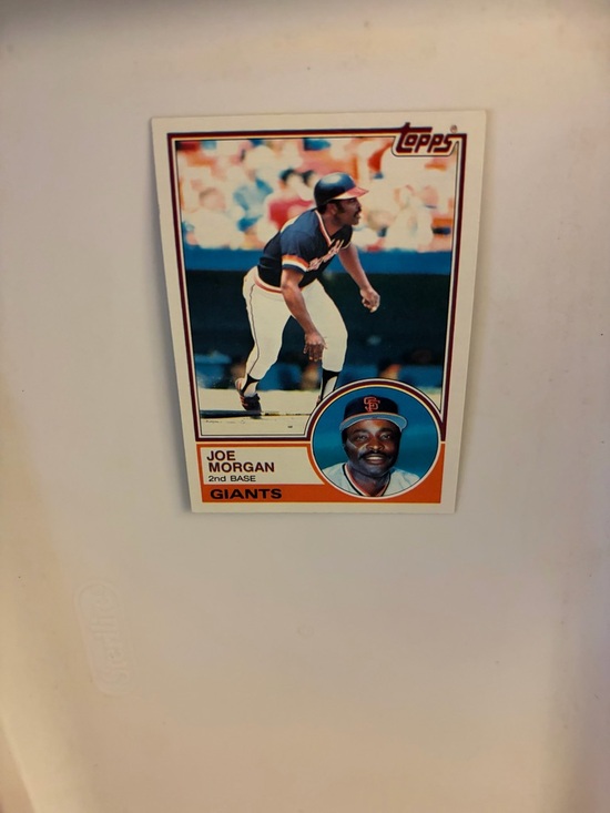 Other - 1983 topps Joe Morgan giants baseball card
